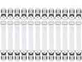 Boao 12 Pcs Bedsheet Strap Elastic Clip, White, 8-12 Inch Length