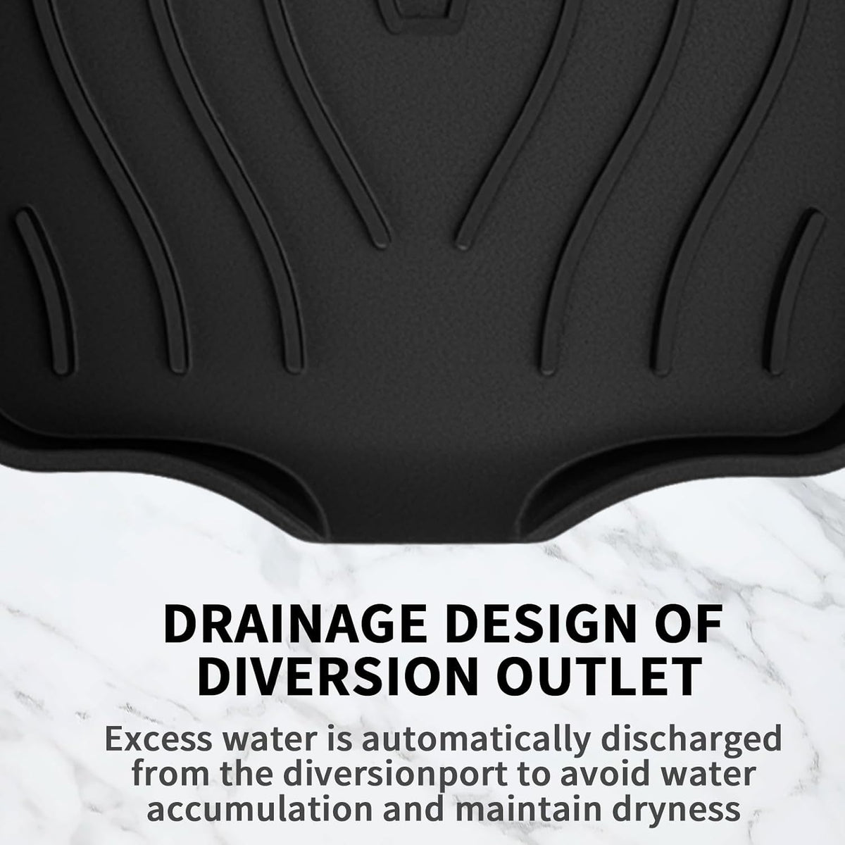 2 Pack Silicone Soap Dish with Drain, Self Draining Bar Soap Holder for Shower, Silicone Dish Soap Tray, Bathroom and Kitchen Sink Organizer, Black