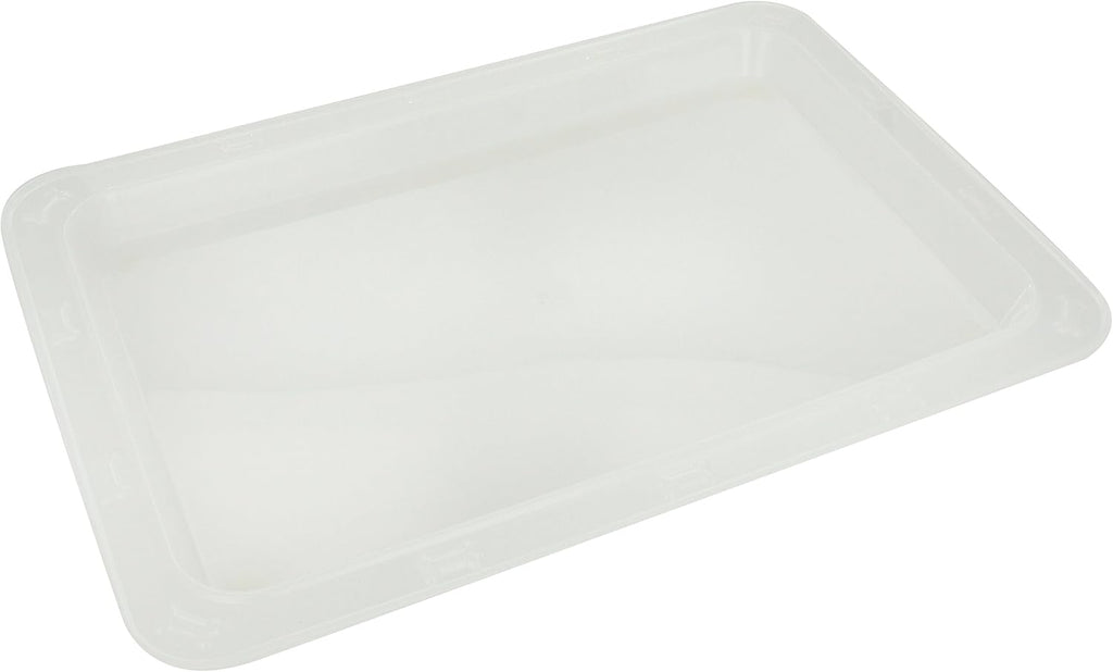 PetRageous 55142 Bone N Up Non-Slip Clear Plastic Dog Feeding Tray 19.125-Inch by 13.125-Inch for Dogs and Cats, White
