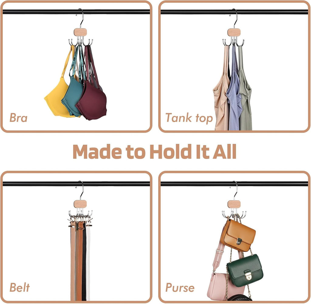 3 Pack Tank Top Hangers, Premium Bra Hanger for Closet Organizer