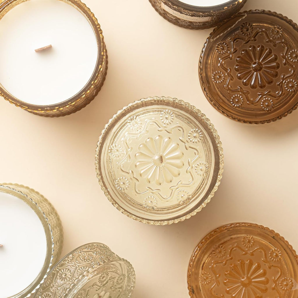 LA JOLIE MUSE Vanilla Zest Scented Candles for Home,19 oz Natural Soy Wax