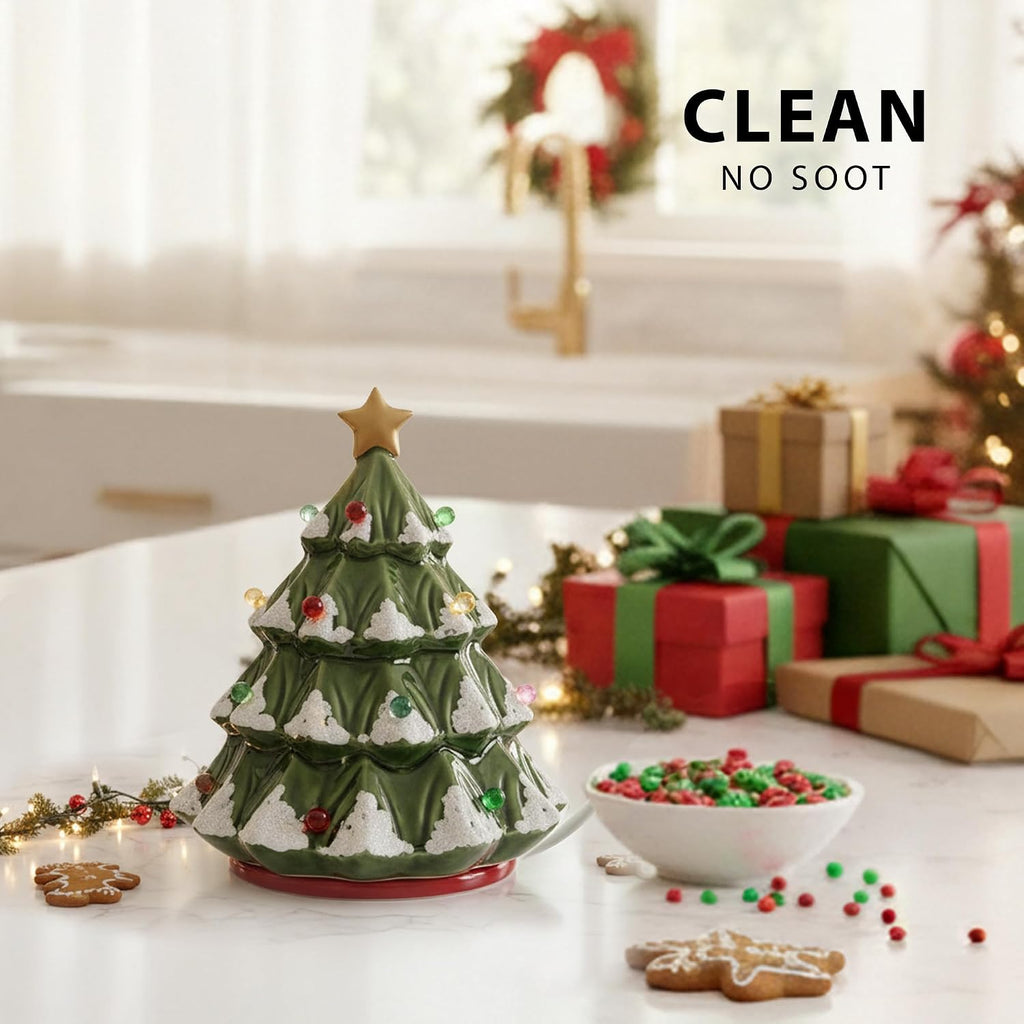 ScentSationals Tannenbaum Christmas Tree Wax Warmer for Scented Wax Melts