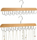 2Pcs Necklace Hanger Wall Mount Jewelry Organizer
