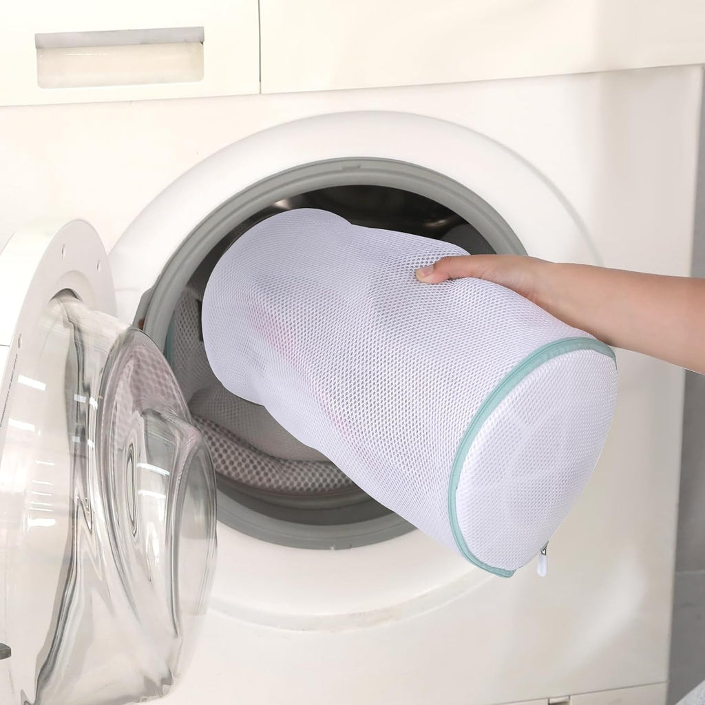 Shoe Washing Machine Bag, Large Mesh Laundry Bag for Sneakers, 8x15", 2Pcs