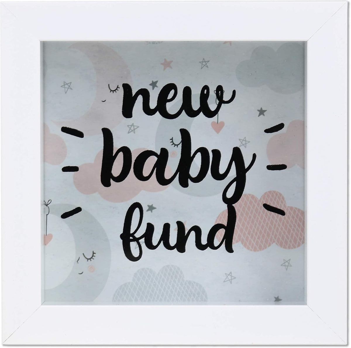 Lawrence Frames - New Baby Fund Box - 8 Inch Square, 2.4 Inch Depth