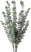 29'' Faux Eucalyptus Branches Spray Artificial Eucalyptus Leaves Long Stems Fake Flower Greenery Tall Plants Real Touch Flowers Eucalyptus for Wedding Bouquet Vase Floral Arrangement Decor 3 Pcs