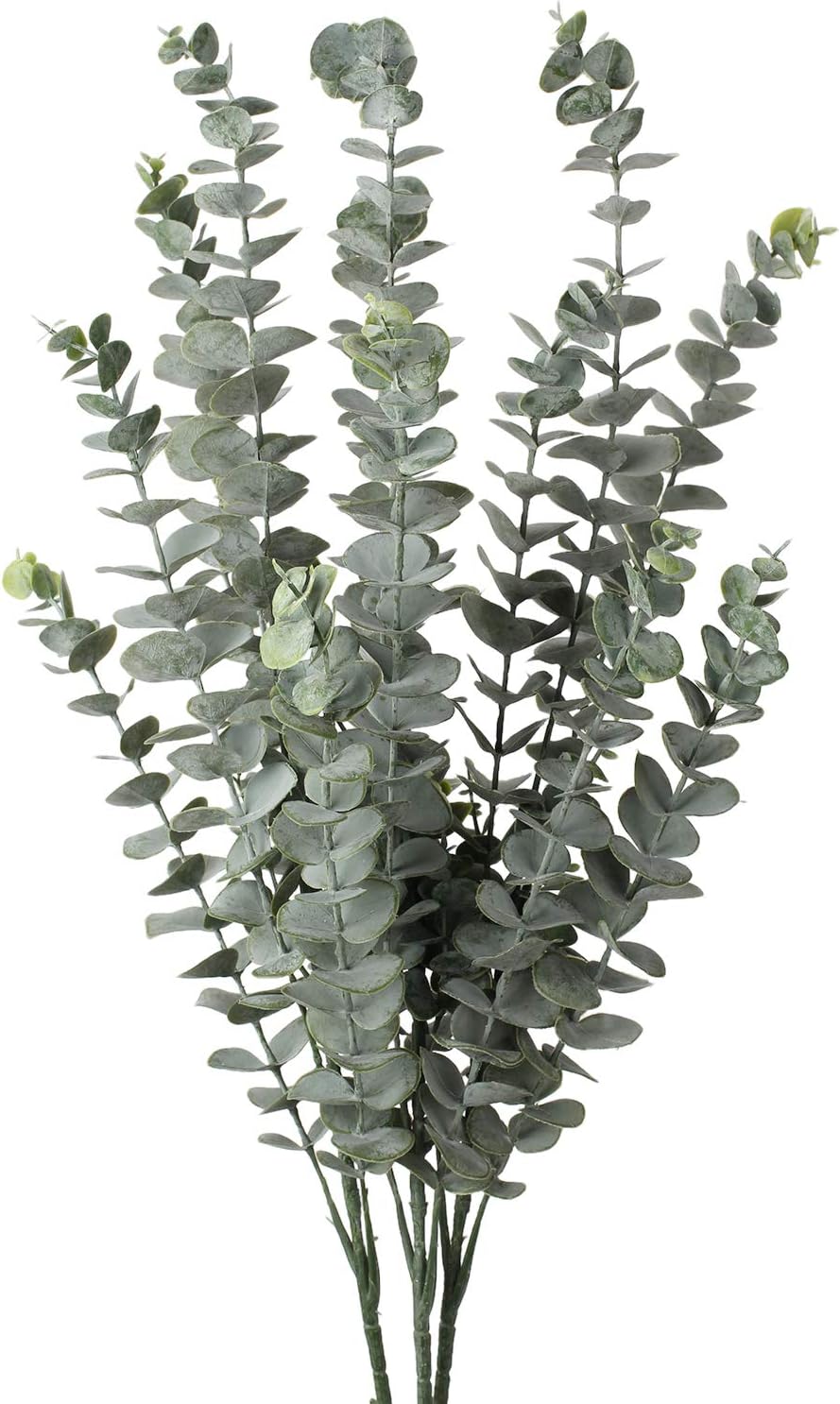 29'' Faux Eucalyptus Branches Spray Artificial Eucalyptus Leaves Long Stems Fake Flower Greenery Tall Plants Real Touch Flowers Eucalyptus for Wedding Bouquet Vase Floral Arrangement Decor 3 Pcs