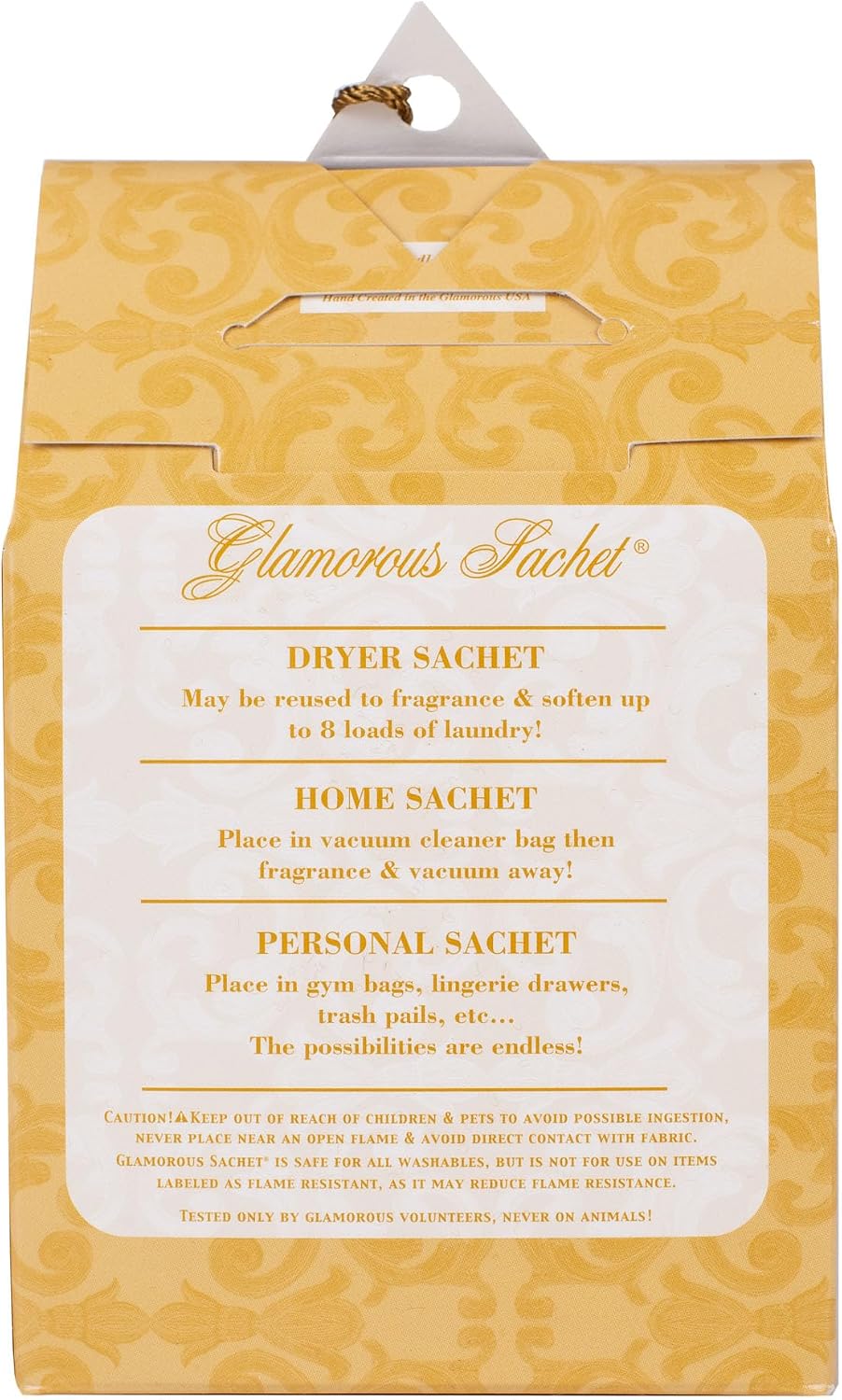 Tyler Candle 40111 Diva Dryer, Home, Drawer, Vehicle Scent Sachet, Pack of 4