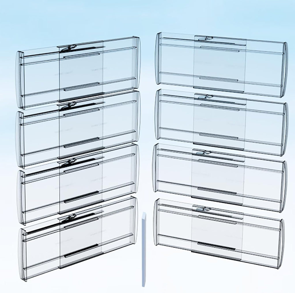 8 Pack 6" Adjustable Drawer Dividers, Expandable 12-20"