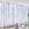 Fairy Curtain Light, 600LED 19.6x9.8ft, Remote & 8 Modes, USB