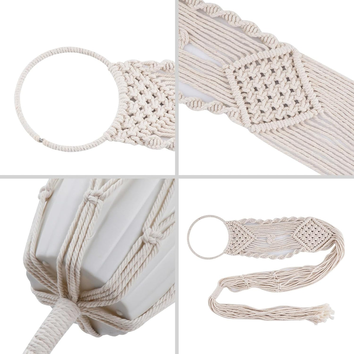 Cuttte Macrame Plant Hanger Indoor Outdoor Hanging Planter Basket