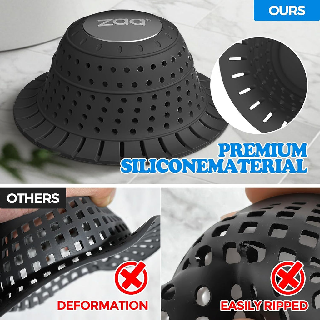 zaa Shower Drain Hair Catcher Bathtub Drain Cover Strainer Protector
