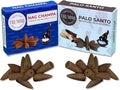 TRUMIRI Backflow Incense Cones - Combo Pack of 20 Incense Cones Waterfall - 10 Nag Champa + 10 Palo Santo