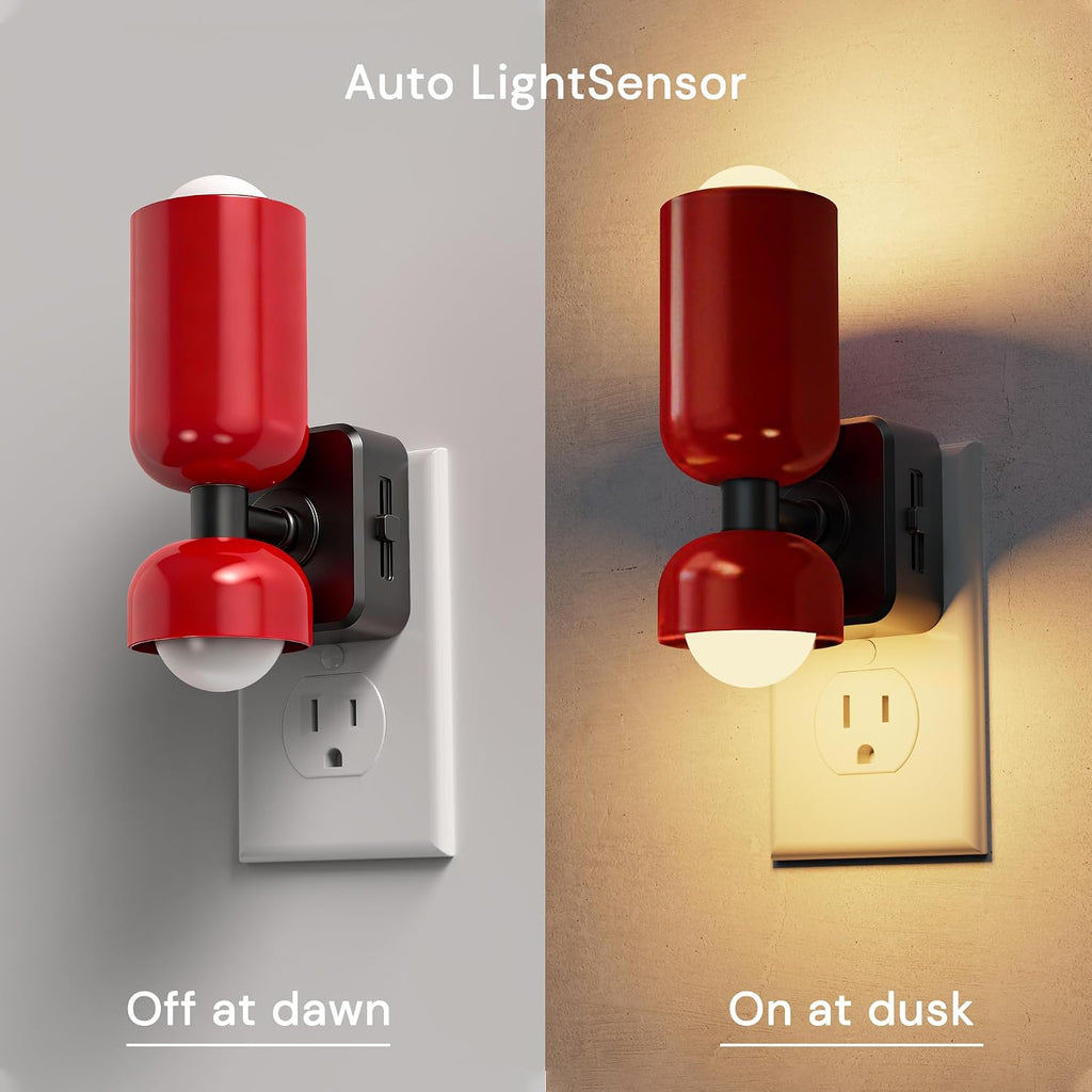 L LOHAS LED Night Light, Night Lights Plug into Wall, 0-100LM