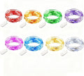 VOOKRY 8 Pack 30 LED Fairy Lights Battery Operated-10 ft Mini Copper Wire String Lights Firefly Starry Moon Lights for DIY Crafts Wedding Party Table Centerpieces Bedroom Costume Christmas(Multicolor)
