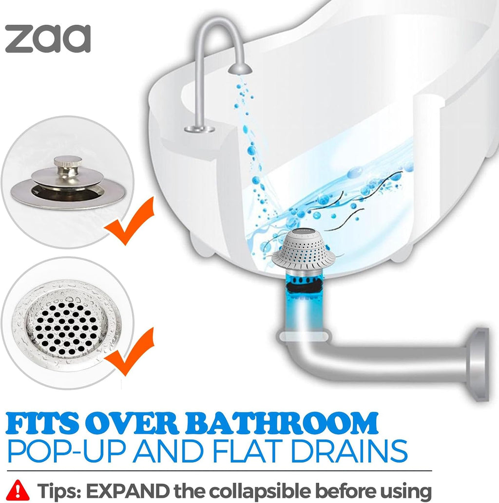 zaa Shower Drain Hair Catcher Bathtub Drain Strainer Sink Drain Protector