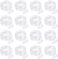 16 Pack Led Fairy Lights Battery Operated String Lights 10 Feet 30 LED Waterproof Twinkle Lights Mason Jar Lights Silver Wire Firefly Lights for Christmas Party Wedding Patio White