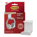 Command Headphone Hanger, 1 Hook, 4 Large Strips