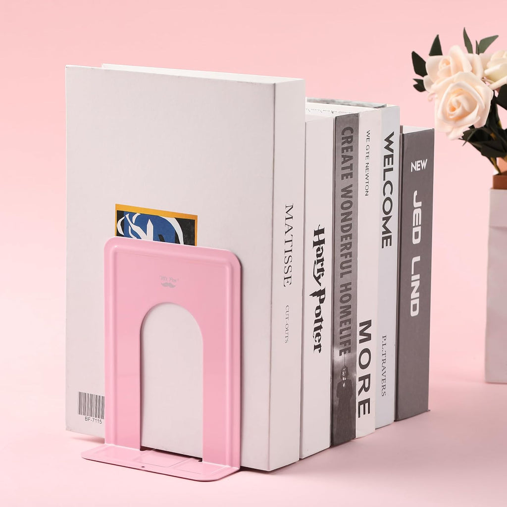Mr. Pen- Book Ends, 4 Pack, Light Pink