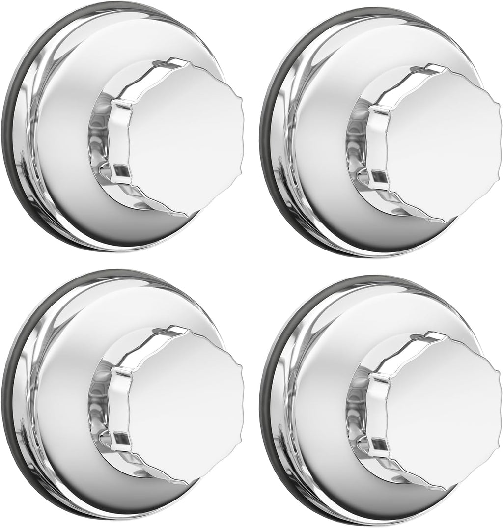 SANNO Suction Cups Replacement for Shower Caddy Sope Dish Double Hooks- Set of 4 Suction Cups