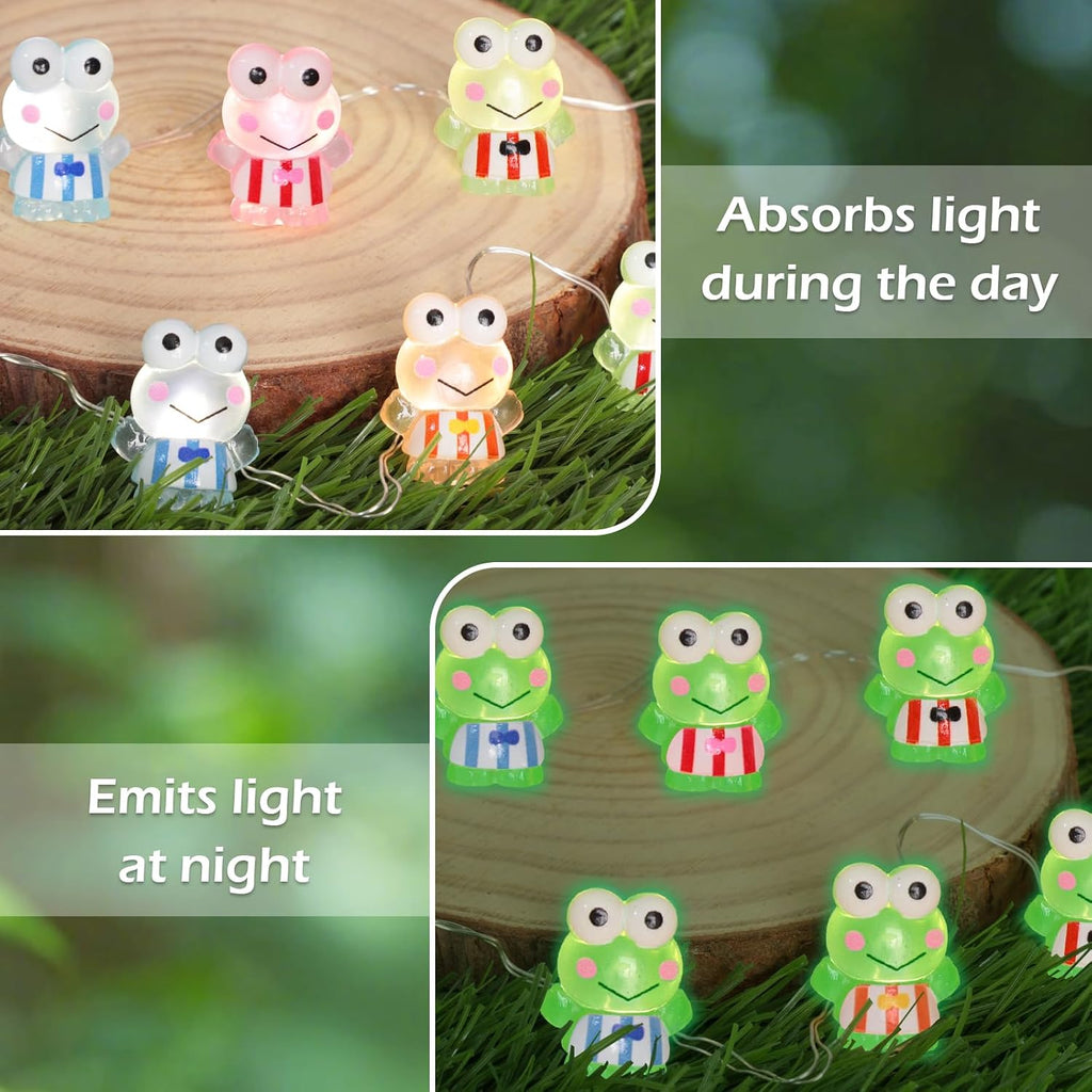 Impress Life Frog String Lights with Remote, Battery Operated & USB Powered