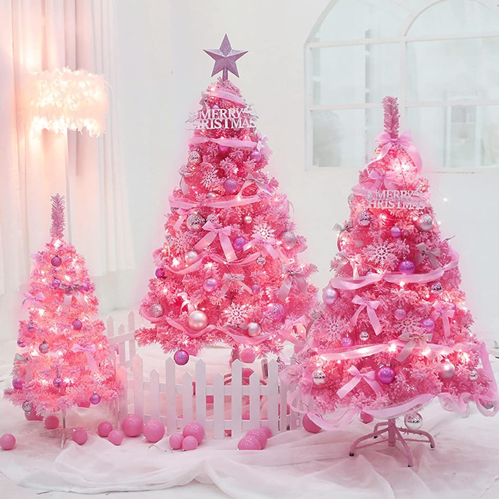 Minetom Pink Christmas Lights 100 Count 20 Feet Incandescent Bulb