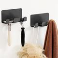 Razor Holder for Shower, Self Adhesive Shaver Shower Hook, Black