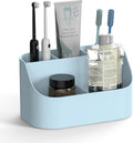 5 Slots Countertop Plastic Toothpaste and Toothbrush Holder for Bathroom