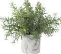 Hollyone Faux Plants Indoor Artificial Mini Potted Plants Plastic Green Plant Small Fake Plants Eucalyptus Decor in Pots for Home Table Room Bathroom Decor
