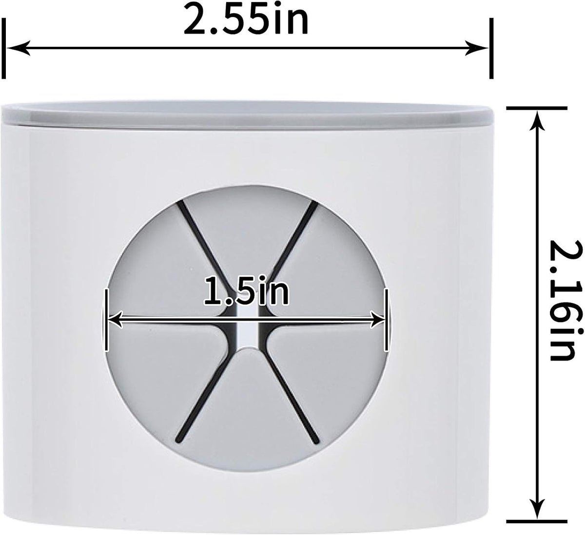 Electric Toothbrush Holder for Bathroom, Wall Mounted for Shower Space-Saving, Bathroom Storage Organizer Caddy, Toothbrush Holder for Kids, Bathroom Decor (4, Grey)