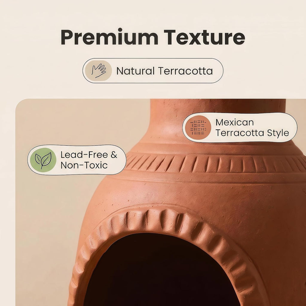 Terracotta Palo Santo Holder - Mexican Style Incense Burner