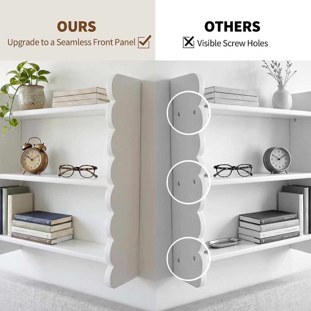 3-Tier Bathroom Shelf, 10-Min Install, Upgraded Joinery, No Side Screws