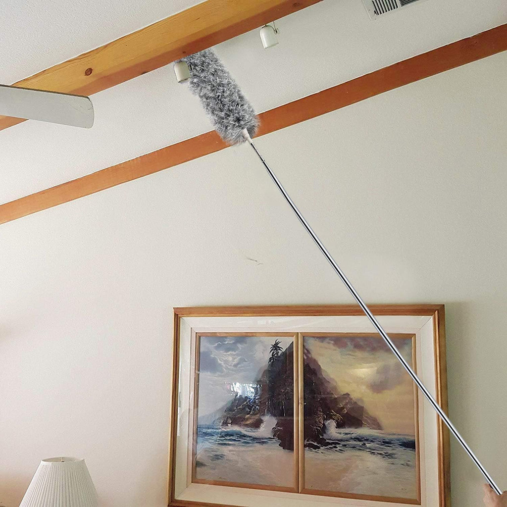 UIMO Microfiber Ceiling Fan Cleaner with 30–100" Telescopic Pole