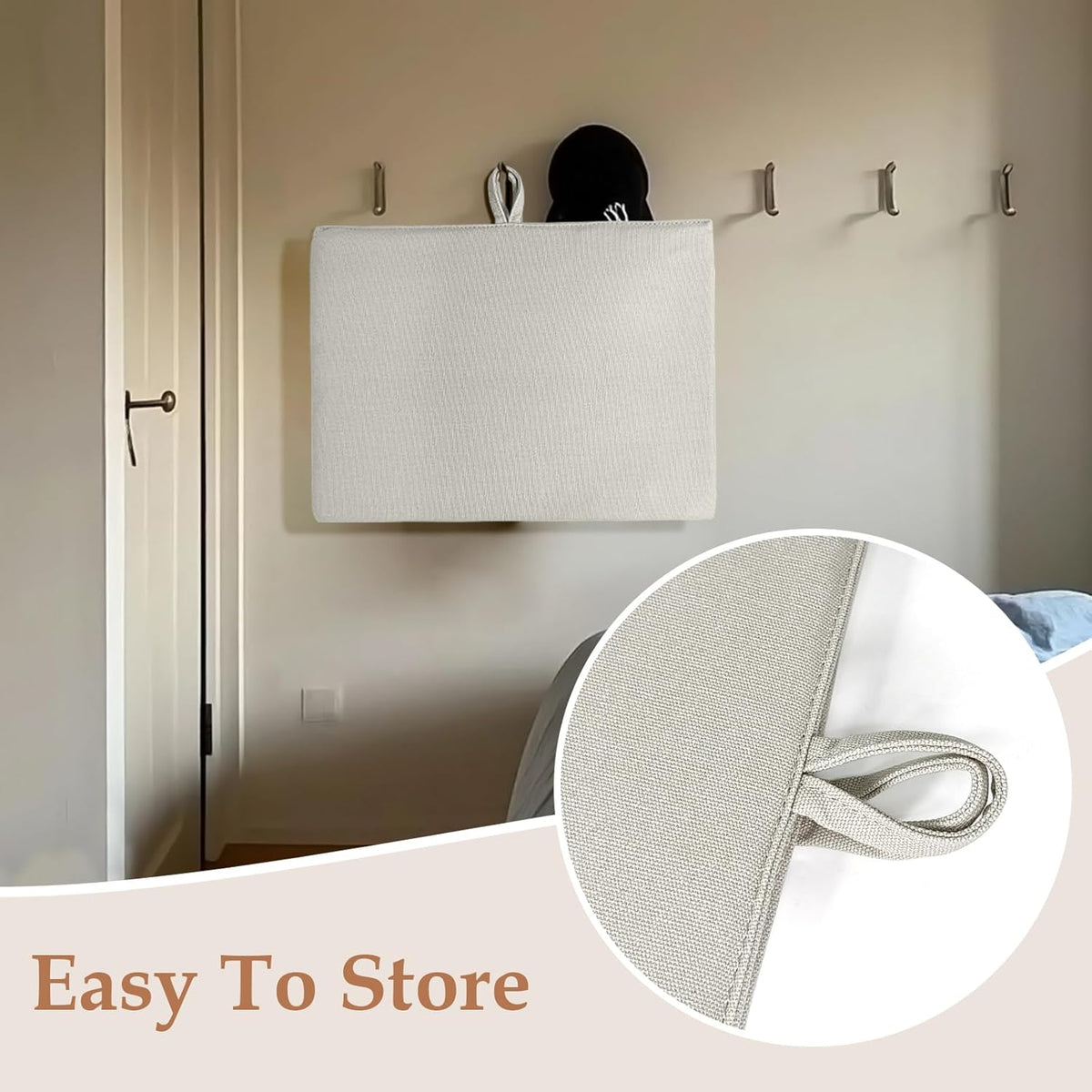 Small Ironing Mat Foldable for Tabletop, Washer, Bed, 24x16 Inch