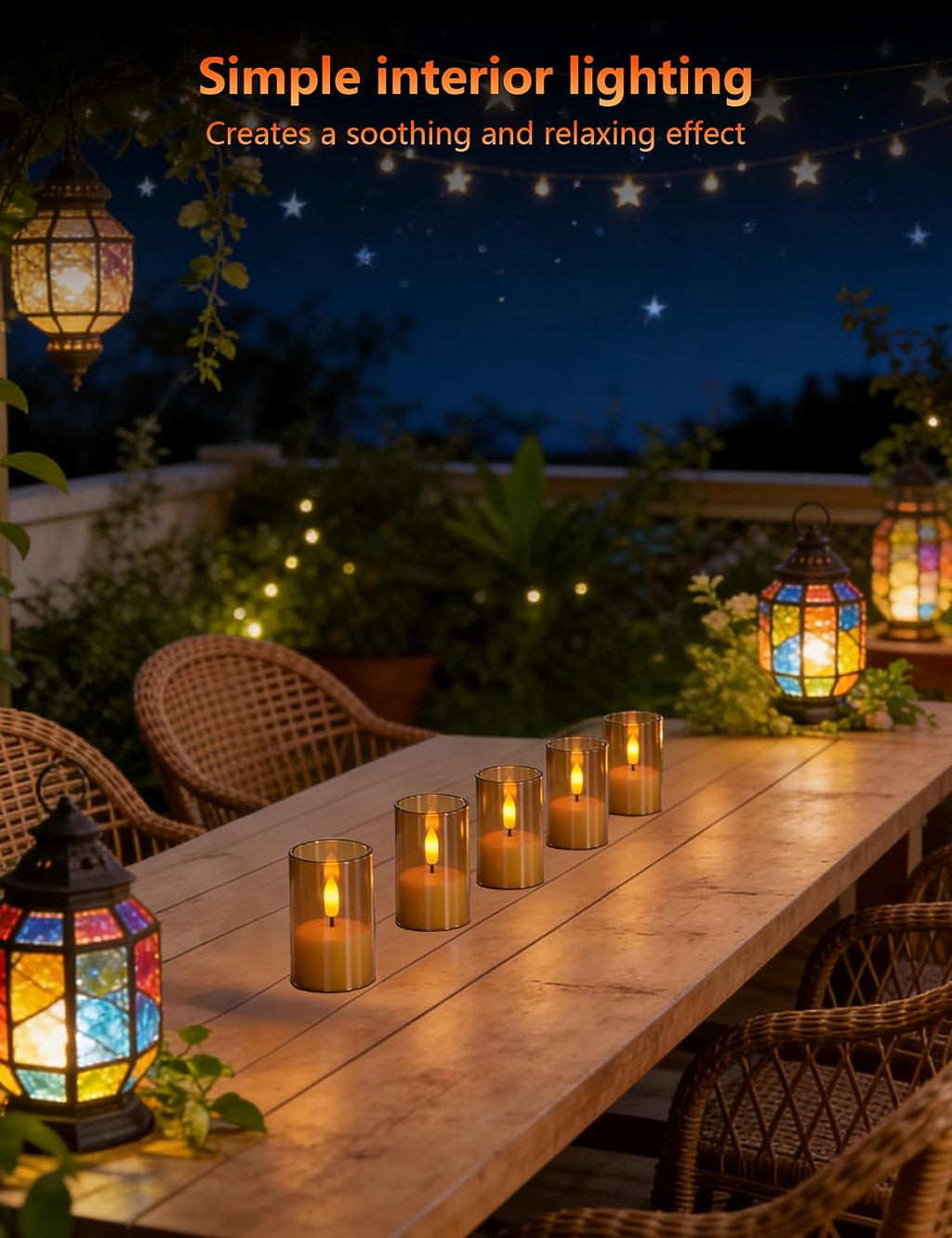 Rechargeable Flameless Tea Light Candles with Remote Timer,Amber Acrylic LED Votive Candles,USB-C Fast Charging,60+ Hour Runtime,Dimmable Flickering&Steady Glow for Home,Wedding,Holiday Decor,6 Pack