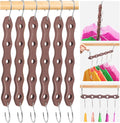 Closet Organizers and Storage,Heavy Duty Hangers Space Saving,Home Dorm Room Essentials for College Students Girls Boys,6 Pack Organization and Storage Clothes Hanger for Coat,Pants,Shirt,Scarf