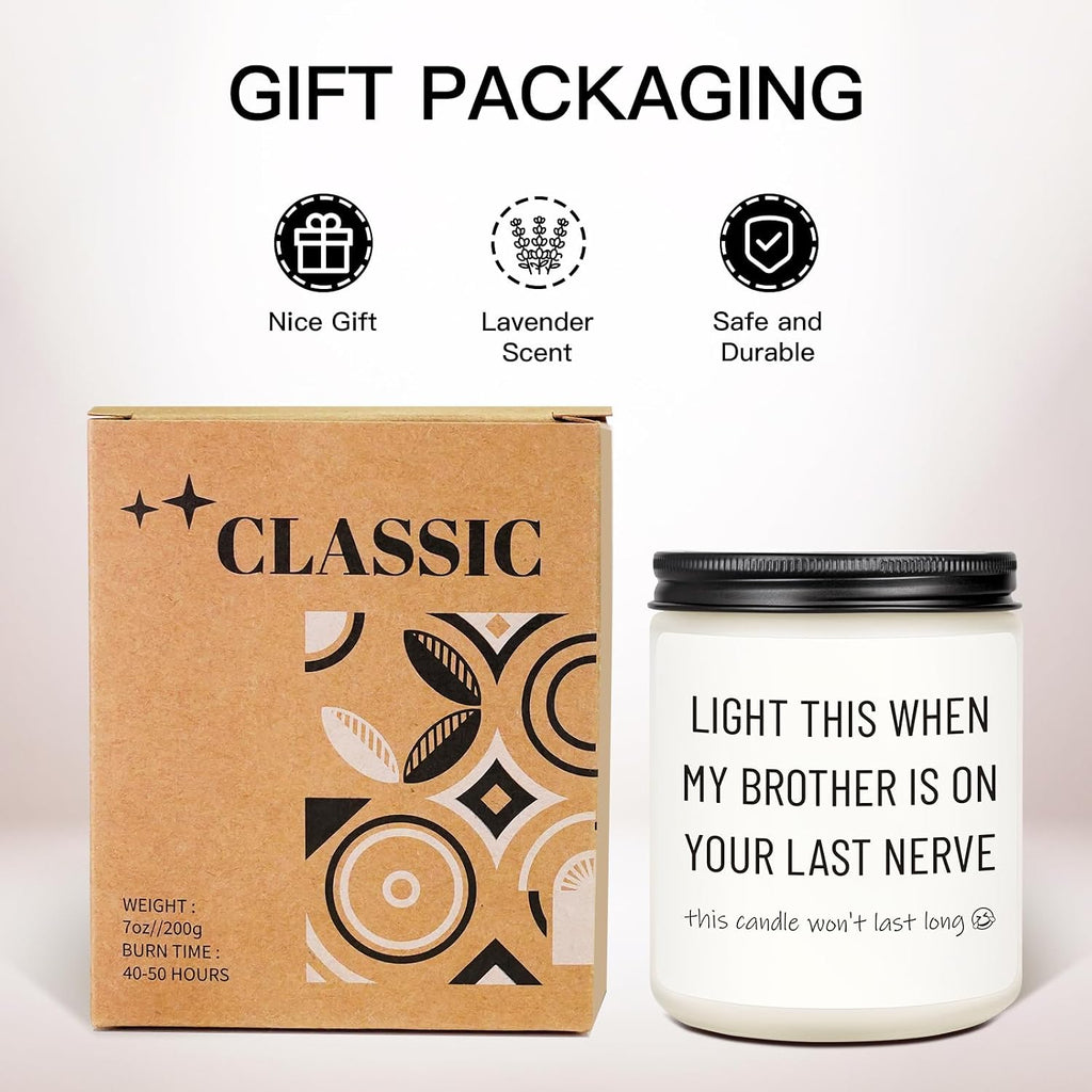 Sister in Law Gifts, Sister in Law Birthday Gifts, Lavender Soy Wax Candle