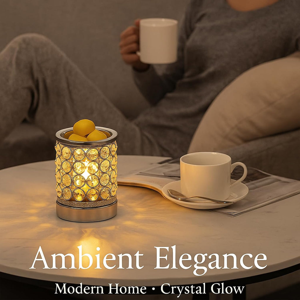 Leyoue Wax Warmer, Crystal Wax Melt Warmer with Bulb Heating