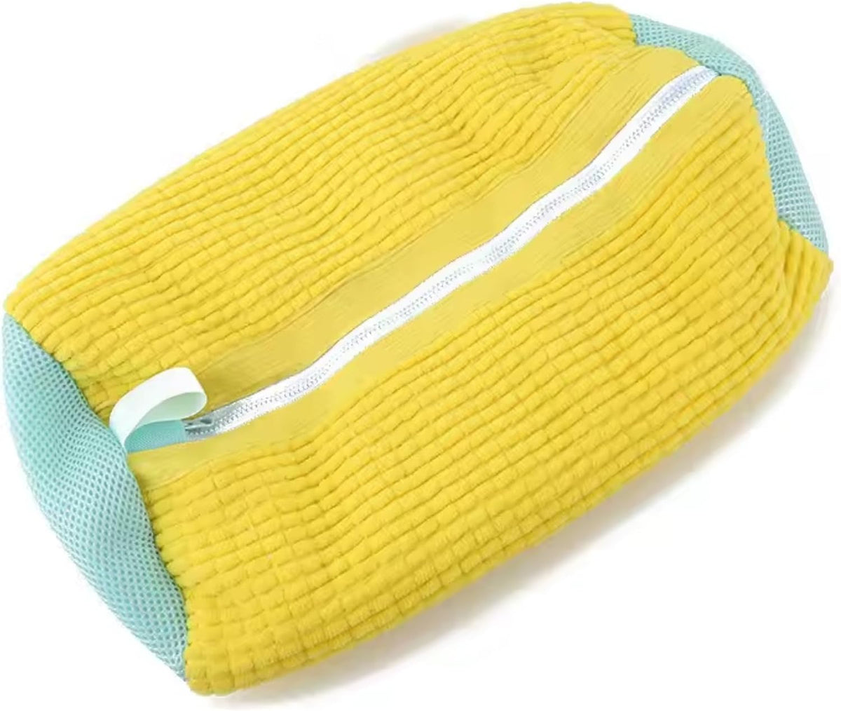 2PCS Shoe Washing Machine Bag, Reusable Shoe Cleaning Laundry Bag for Sneakers, Fits All Types & Sizes (Yellow)