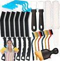 19 Pcs Small Crevice Cleaning Brush Set, Groove Gap Cleaning Tool for Cleaning Kitchen, Bathroom, Corner, Sink, Door, Blinds, Faucets, Window Track,Cup