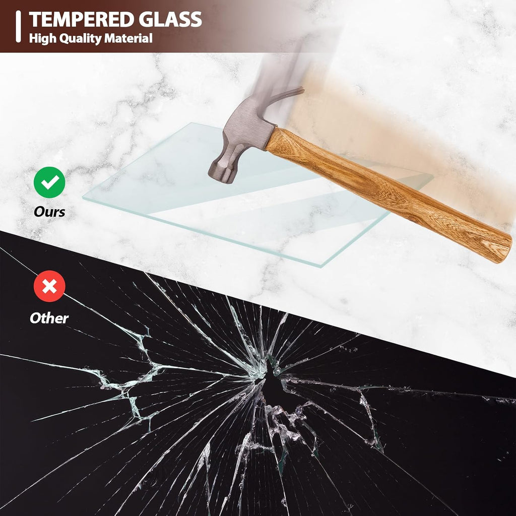 Fixwal 4x6 Picture Frames Set of 5 with Tempered Glass, Vintage Distressed