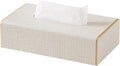 Low Profile Tissue Box Cover Rectangle with Magnetic Closure