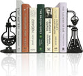 Chemistry Metal Bookends Decor for Chemistry Classroom Laboratory Bookshelf