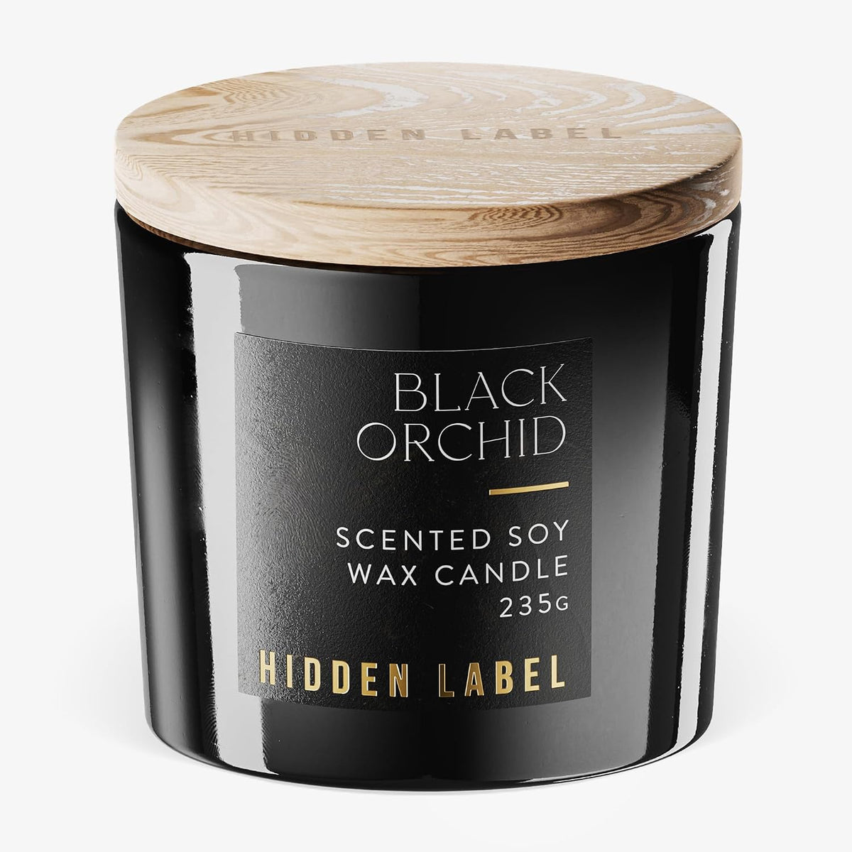 Hidden Label Black Orchid Scented Candle, 8.3 oz