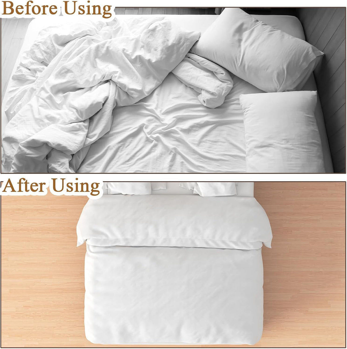 Boao 24 Pcs Bed Sheet Clips Straps Heavy Duty Adjustable Fasteners Elastic Fitted Bed Holder Mattress Corner Sheet Fasteners for Home Room Couch Supplies (Multicolor,5.5 Inch)