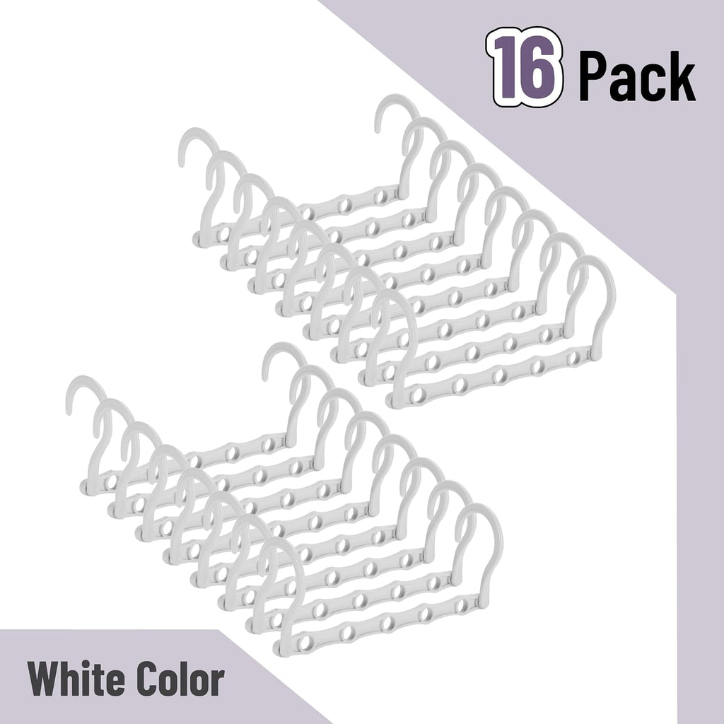 Mr. Pen- Space Saving Hangers, 16 pcs, 360° Rotating Hooks (Pack of 3)
