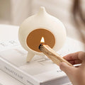 Ceramic Palo Santo Holder & Cone Incense Burner - Mini Chimney
