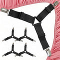 Bonsicoky Adjustable Elastic Straps, Black, 4 Pack