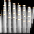 Baquler Flameless Taper Candles LED Flickering Candlesticks, White, 100 Pcs