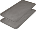 Finorder Boot & Shoe Trays, 2 Pack, 30" x 15" x 1.2", Gray